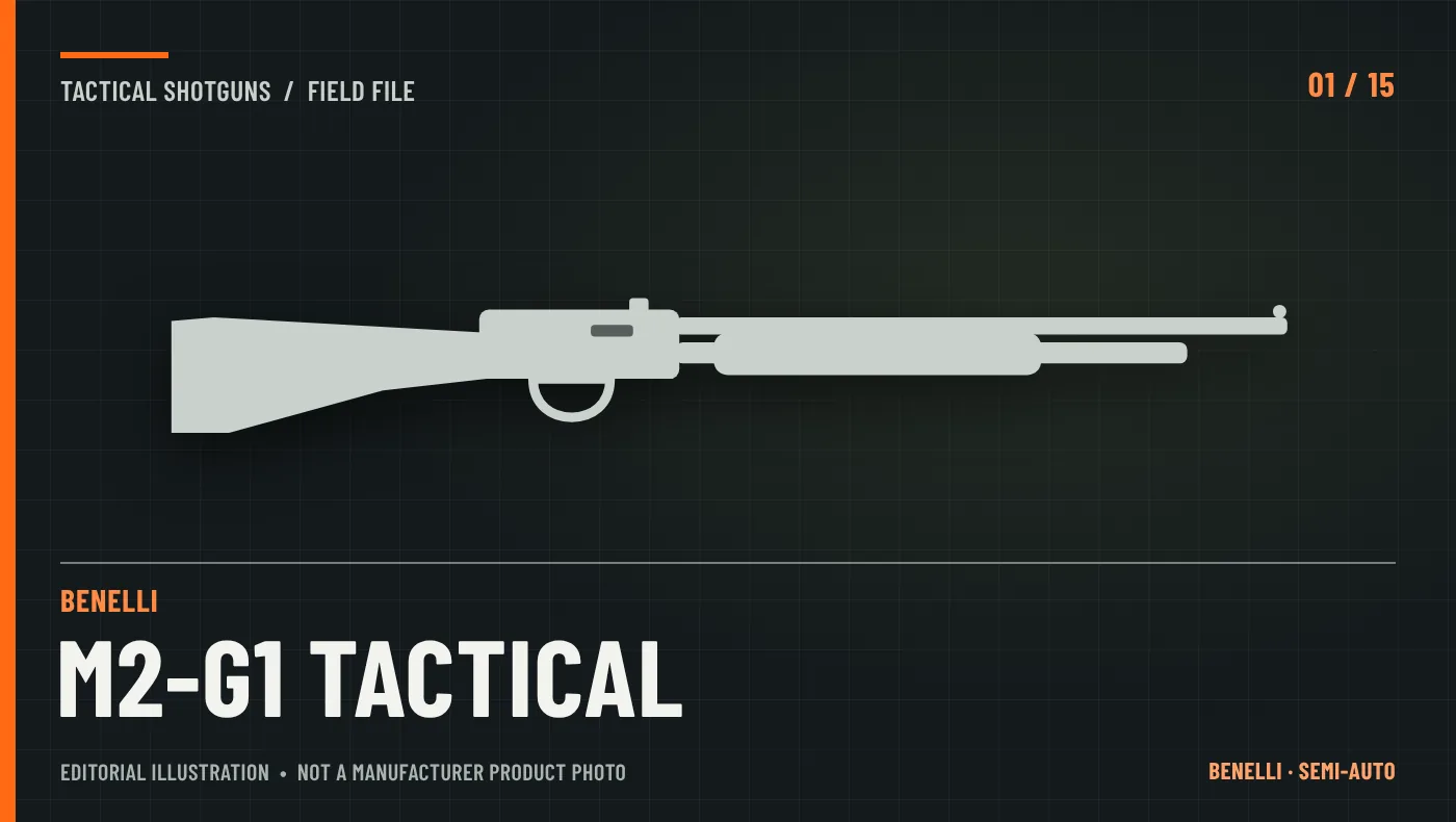Illustrative graphic for Benelli M2-G1 Tactical