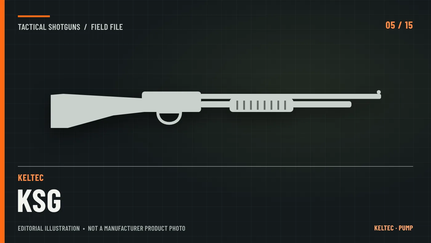 Illustrative graphic for KelTec KSG